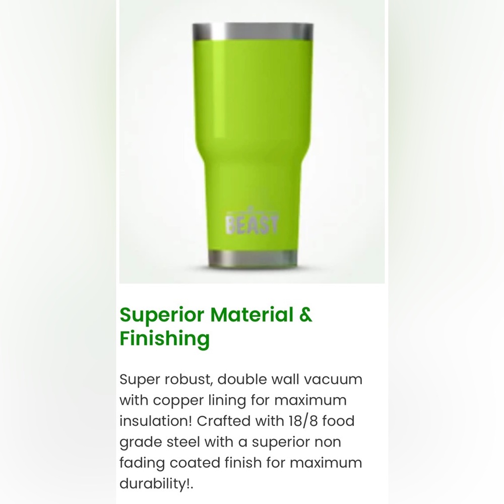 Beast Insulated Cup - Picture 5 of 8